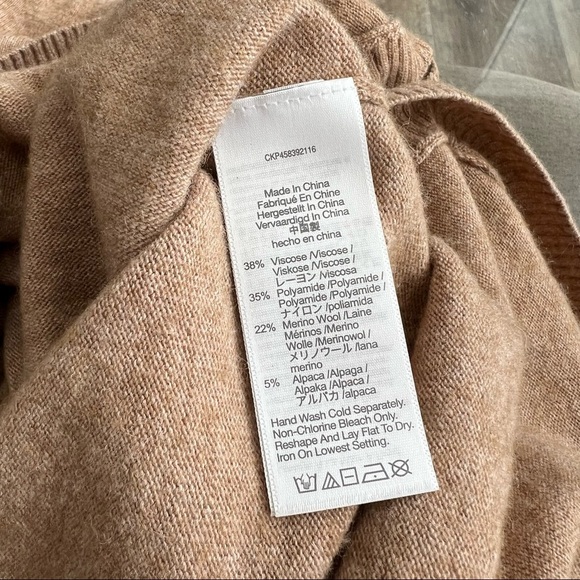 Like New! Madewell Crestland Side-Button Turtleneck Tunic Sweater - Picture 7 of 8